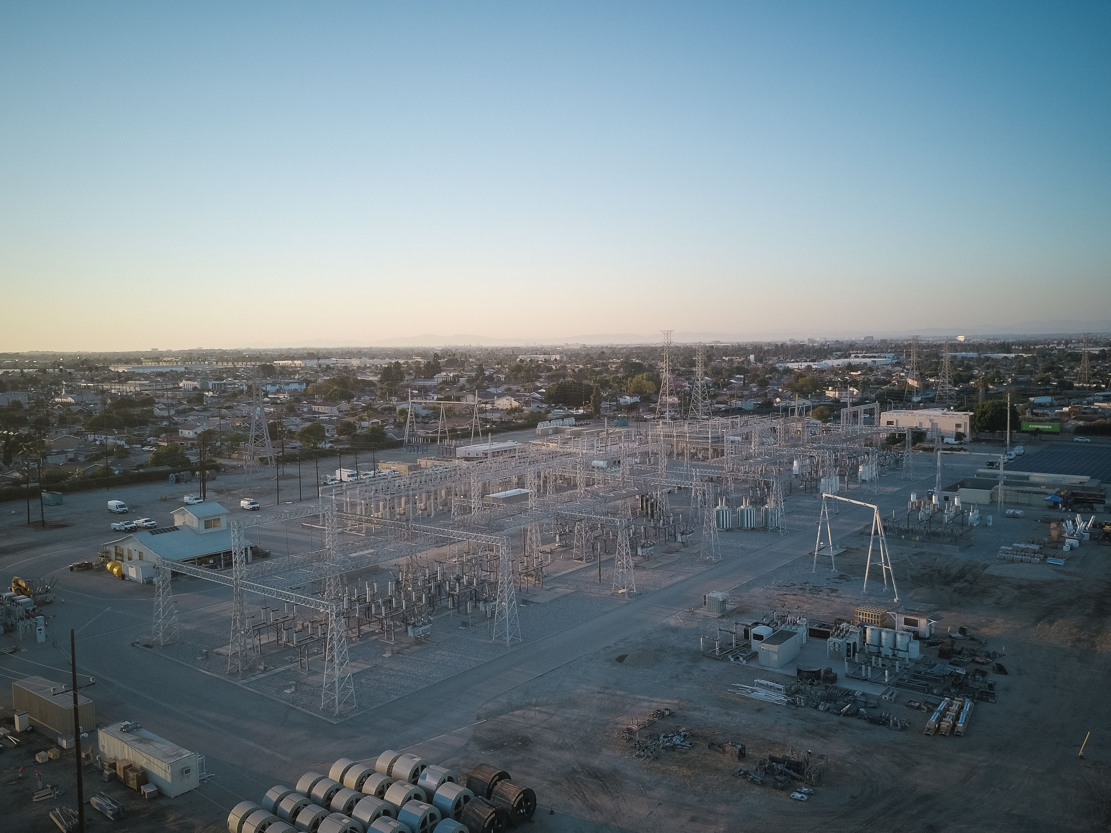Large scale energy infrastructure project